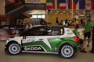 Rallye Český Krumlov: Technické přejímky, servis